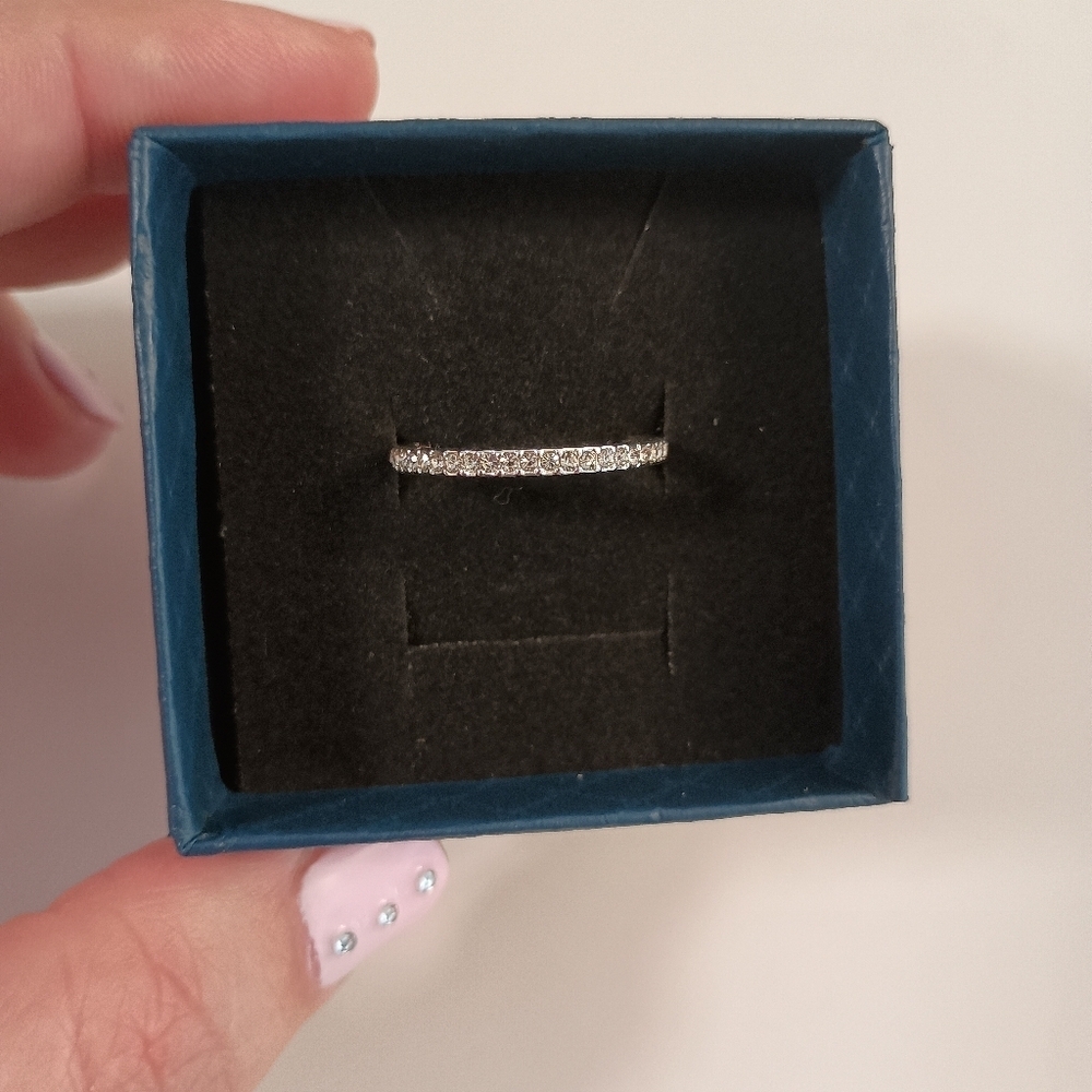 New Elegant 0.25ct S925 Sterling Silver Moissanite Ring - Perfect Gift for Engag